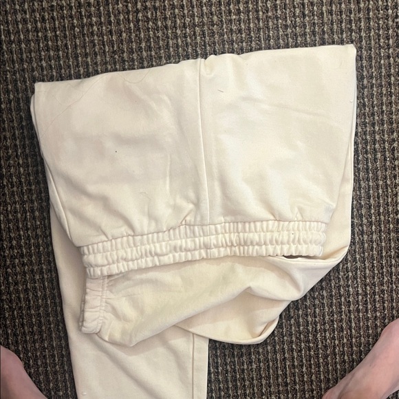 Women’s Cream Jogger Pants - Picture 3 of 3